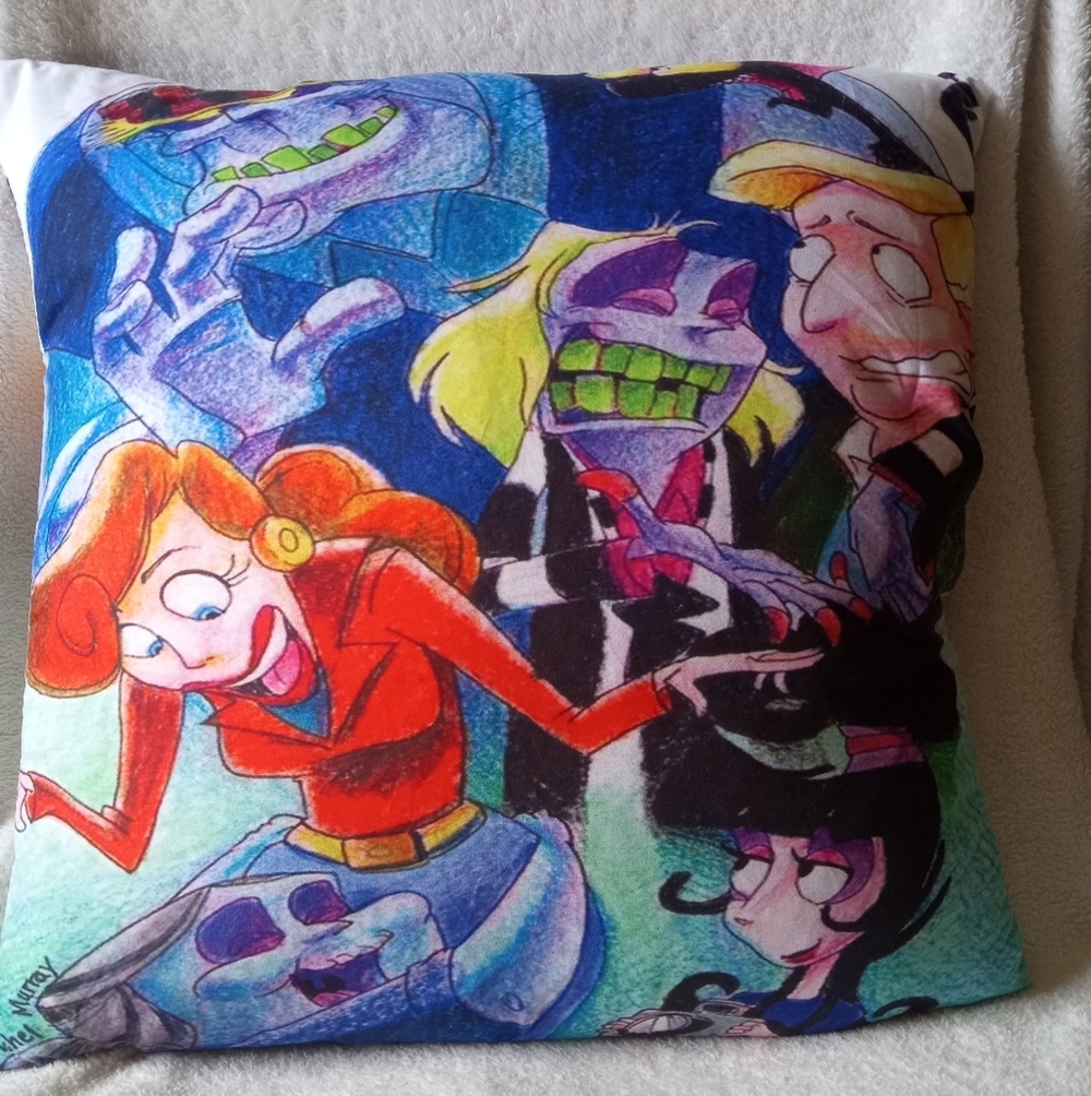 Beetlejuice pillow